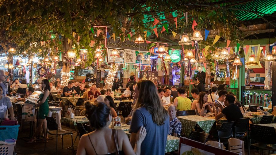 Restaurant en terrasse